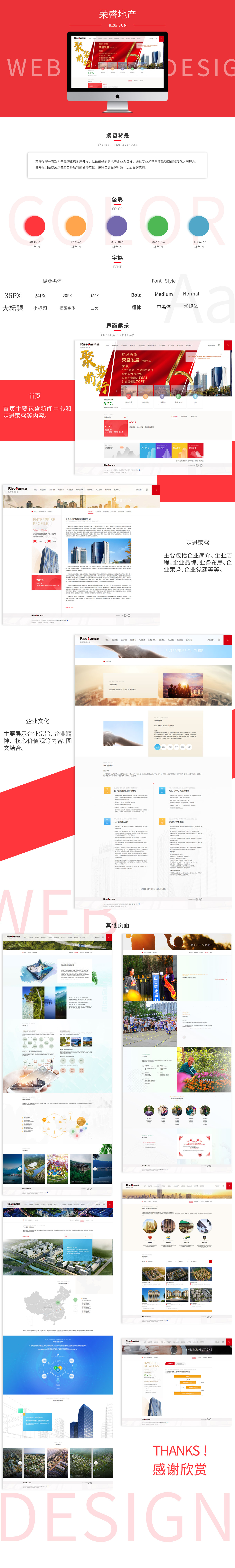 榮盛地產響應式網站案例